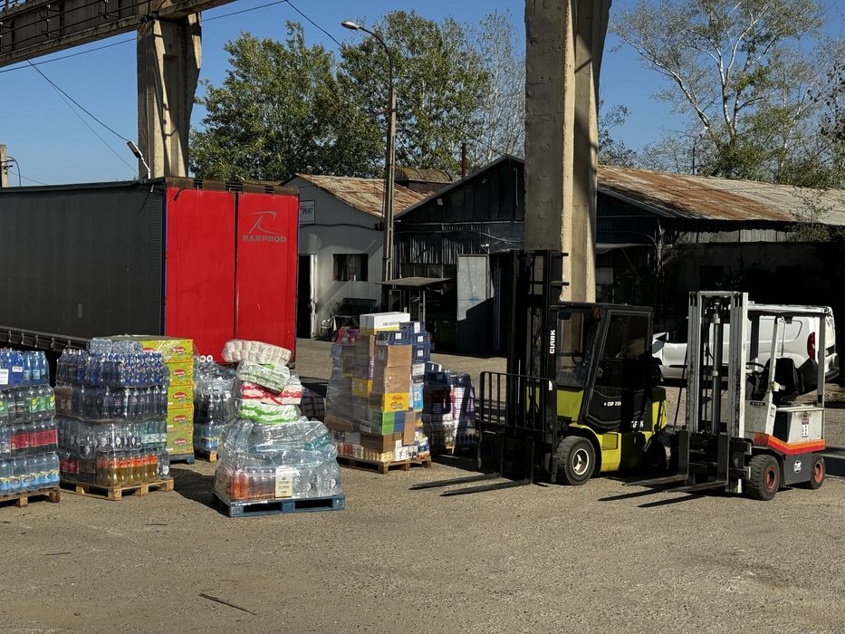 Depozitare paleti | Manipulare cu stivuitor | Transbordare | Transport