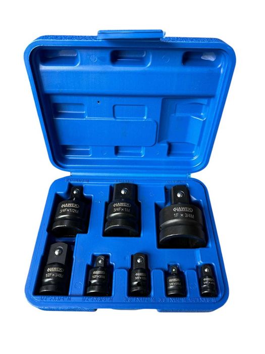 Ударни адаптери – преходници за гедоре 8 части HAWEK