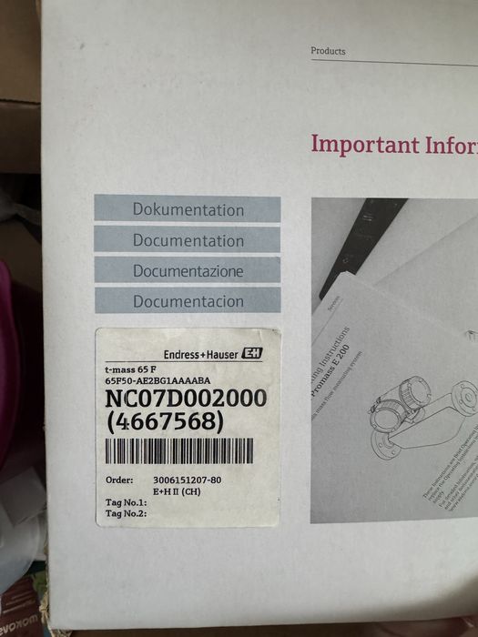 Термально-массовый расходомер t-mass 65F