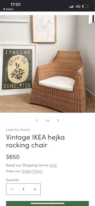 Scaun ikea vintage