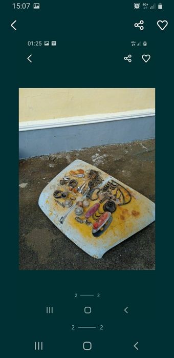 Продаётся капот от запарожца заз-965 риоритет кузовные запчасти