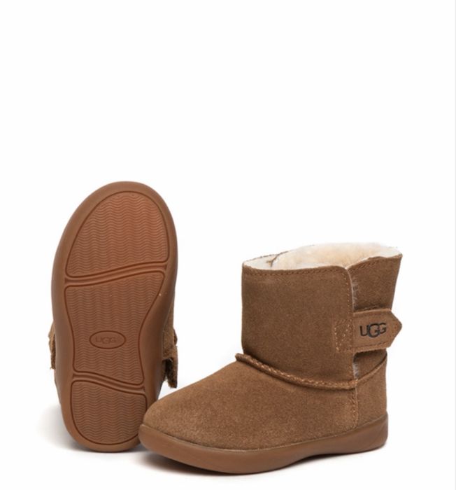 Детски велурени ботуши с вълнена вата UGG