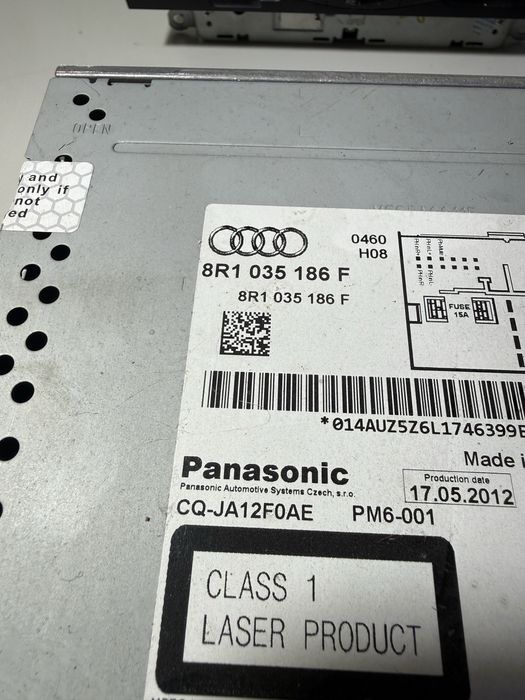 Audi Concert Symphony радио CD MMI OEM 8T1035186P 8R1035186Q 8T1035195H 8R1035186F 8T1035195AA оригинал