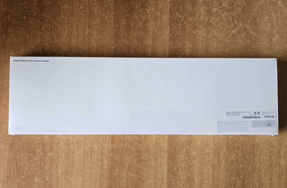 Tastatura Apple Magic Keyboard cu numeric keypad, alba, Sigilata.