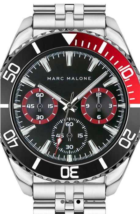 Marc Malone - Ceas Quartz cu bratara otel inoxidabil