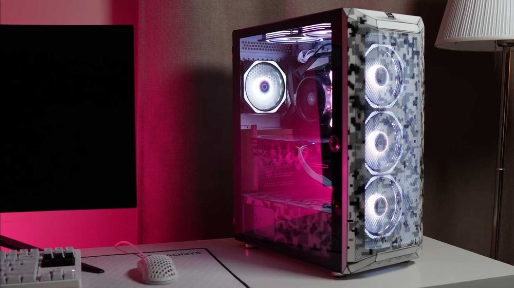 Desktop PC Gaming Custom Paint AMD Ryzen™ 7 5700X, RX 580 GTS XXX, 8GB