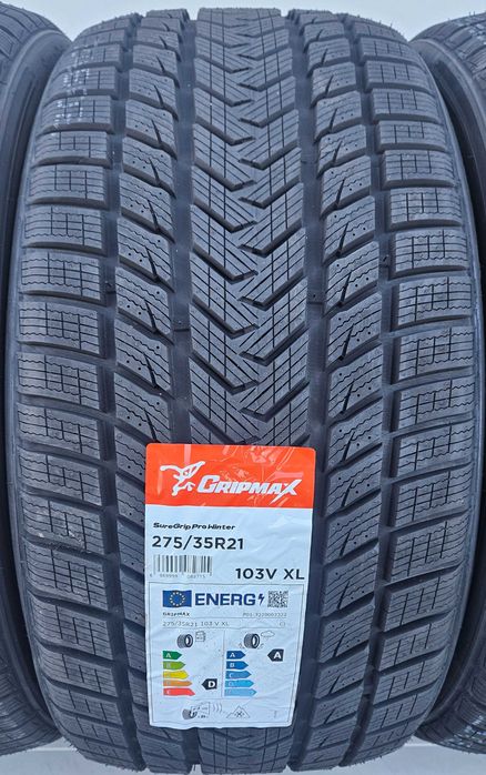 275/35 R21,103V XL,GRIPMAX, Anvelope iarna M+S,Aderenta clasa A