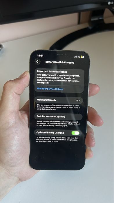 iPhone 12 Pro Max 128GB – Graphite / Отключен /