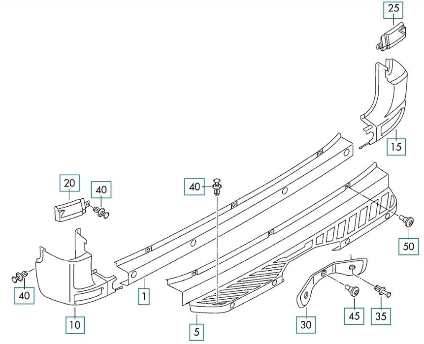 Bară Spate Sprinter model cu decupaj Cârlig Cu Sau Fără Senzori Parcar
