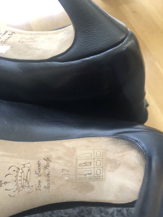 Естествена кожа италиански обувки