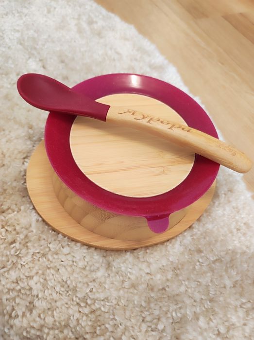 Fun Smart Toy, комплект бамбукова купичка и  лъжица