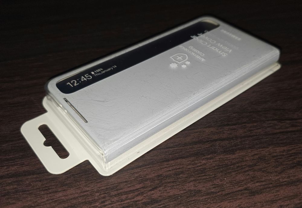 Husa flip smart activa originala Samsung Smart Clear View Cover Galaxy S21 S21 5G G991