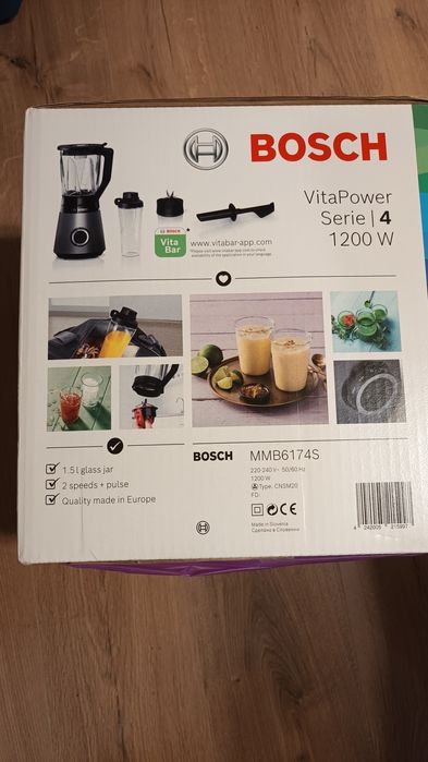 Блендер Bosch Vita Power Serie 4 MMB6174S, 1200 W