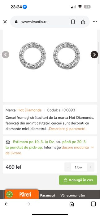 Cercei Hot Diamonds Love