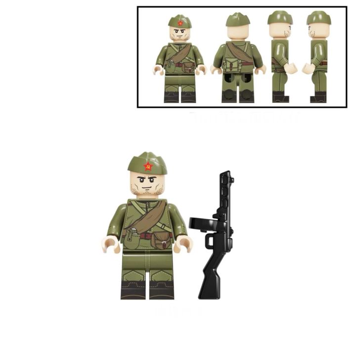 Набор минифигурок солдат ВОВ