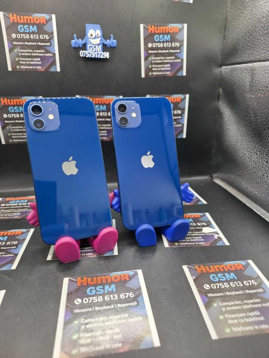 iPhone 12 / Blue / 128GB / Baterie 100% / Garanție 12 luni / Rate