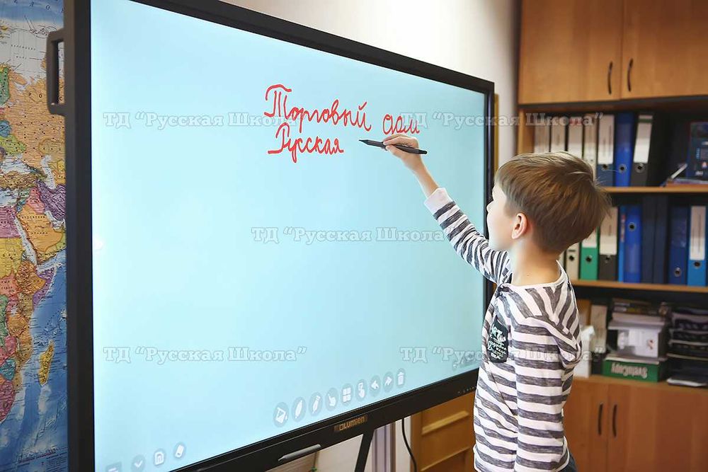 Электрон доска  сенсорная панель 75 + ops + ножка + установка