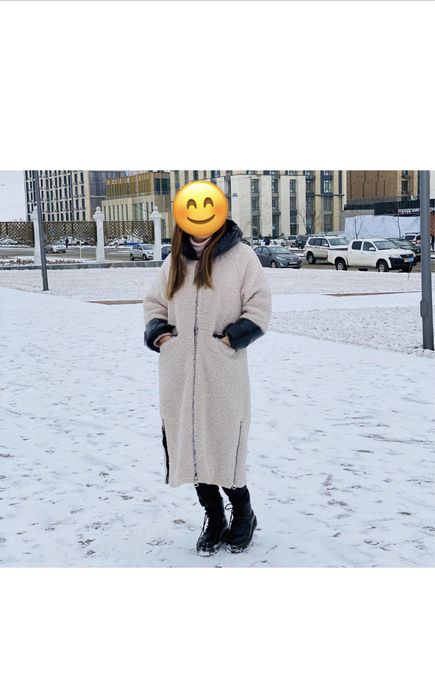 Пуховик зимний комбинированный