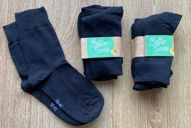 Set 6 perechi sosete barbati, 39-42, bumbac, negre, noi