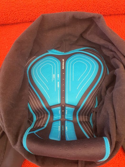 Pachet Ciclism B'TWIN / Rockrider: Colanți Lungi Premium Gel + Boxeri cu Bazon
