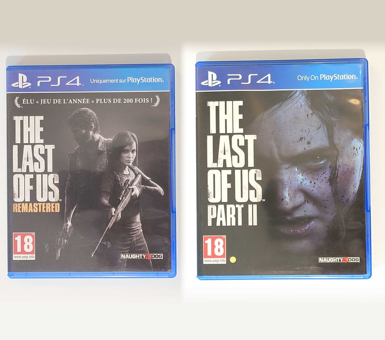 Pack - The last of Us, part 1+ part 2, PS4