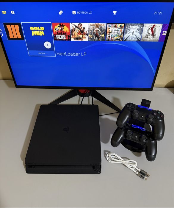 Playstation 4 Slim 1TB Goldhen proshivkalik