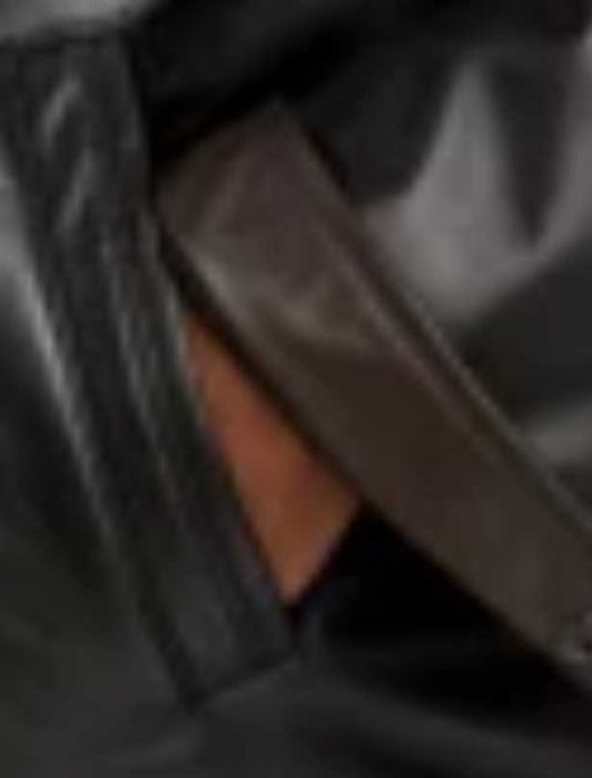 REMY double collar buttermilk lambskin men's leather jacket-size 4XLT