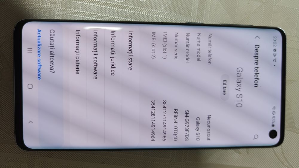 Samsung Galaxy S10  /SM-G973F/DS