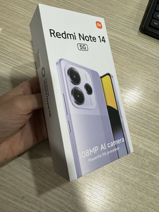 Xiaomi Redmi Note 14, 8GB RAM, 256GB, 5G, Coral Green, NOU/Sigilat!!!