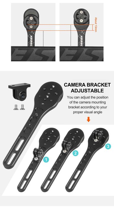 Suport computer bicicleta aero Garmin Bryton Gopro Wahoo Giant Mio