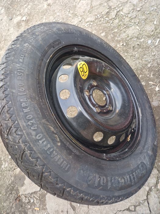 Rezervă slim 5x114,3 R16 R17 R18  Kia Nissan Duster etc..