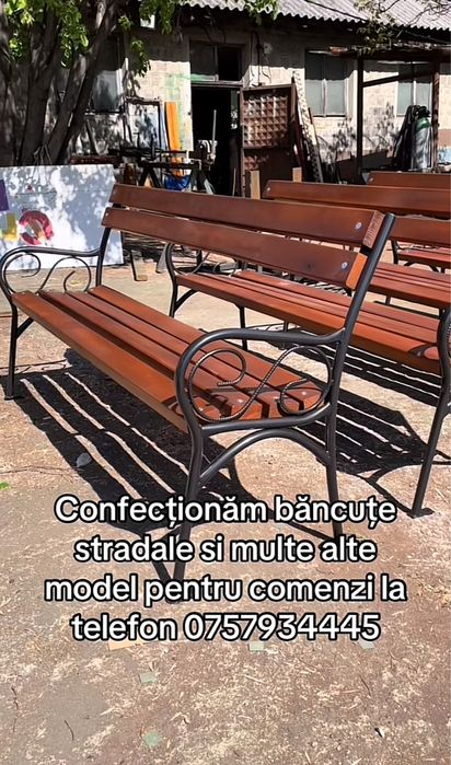 Bancute stradale mobiler parcuri