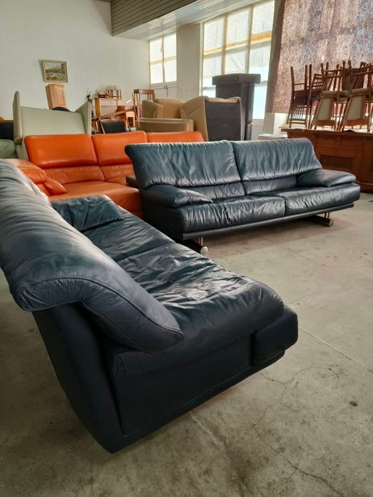 Дивани двойка и тройка от естествена кожа