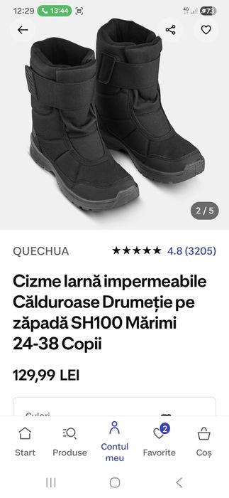 Cizme de zăpadă marimea 33