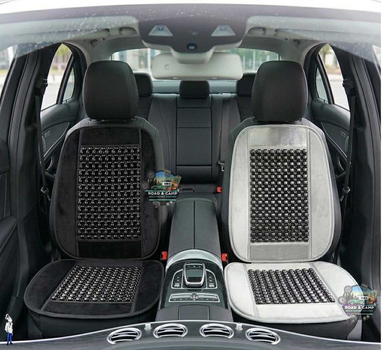 Масажор за седалка с топчета и плюш, Подложка за кола, 1бр, 2цвята