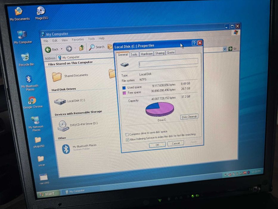 IBM ThinkPad T43 – laptop retro clasic, Pentium M Centrino, Windows XP
