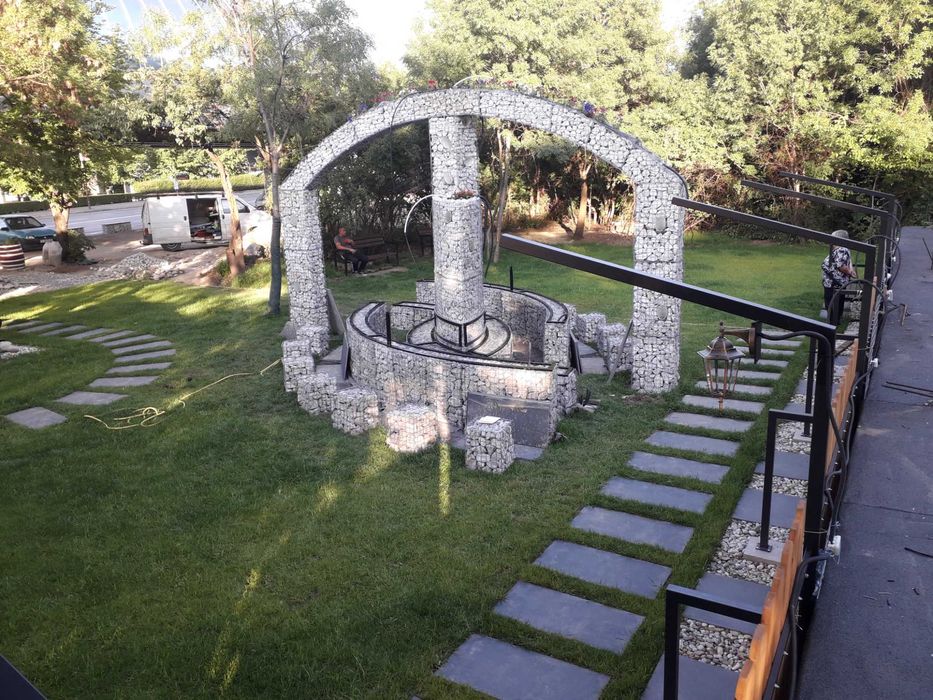 Габиони , подпорни оградни и декоративни