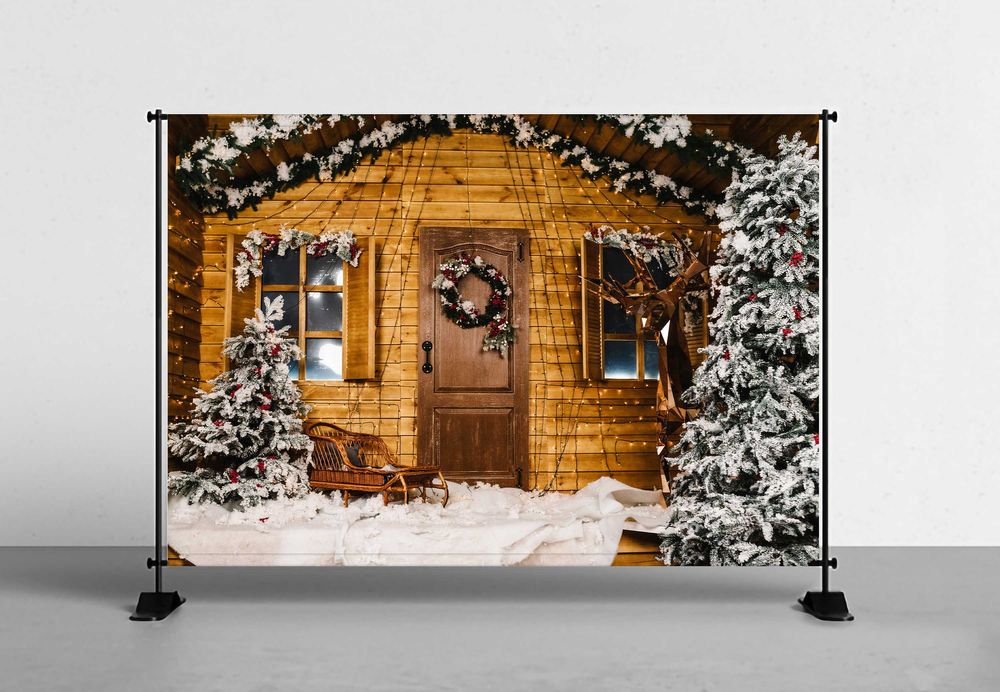 Fundal Foto Textil - Personalizat - Tematica Craciun 2025
