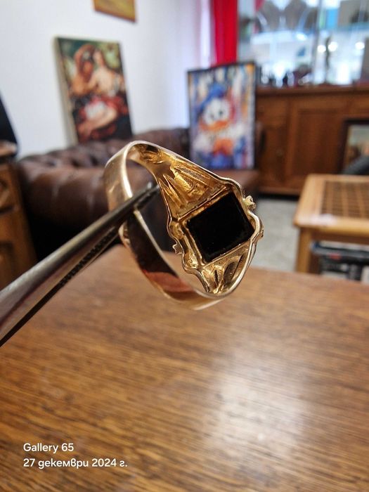 140лв/гр Мъжки Златен Пръстен - Залажна Къща Галерия 65