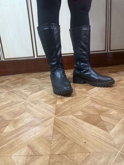 Сопоги зимние кожаные