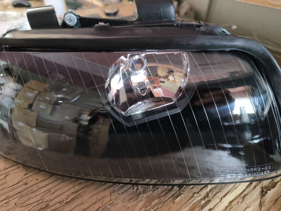 Фарове Ауди А4 Б6 Тъмни Лупи Нови ДЕПО Audi A4 B6  Затъмнени Черни