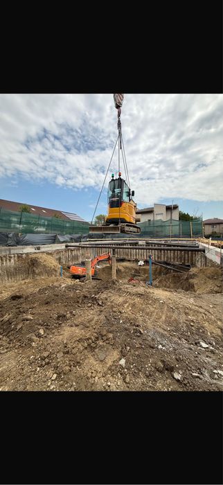 Inchiriez Buldoexcavator Mini excavator Bobcat Manitou Compactor