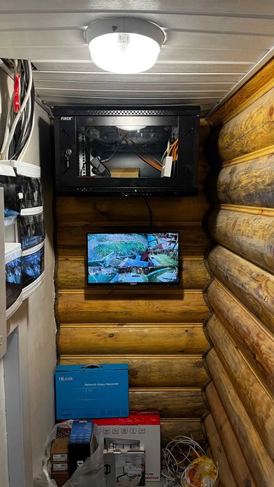 Видеонаблюдения комплект с установкой камера видеорегистратор