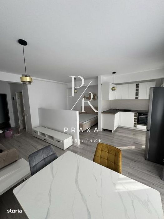 Apartament mobilat, 1 camera + nisa , etaj 2, parcare subterana zona — fotografia 1