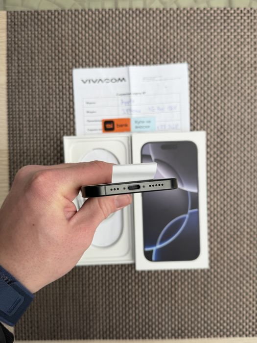 НОВ!/*ЛИЗИНГ*/ iPhone 16 Pro 128Gb Black Titanium 24М гарация