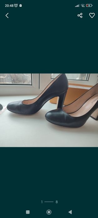 Туфли кожаные 39