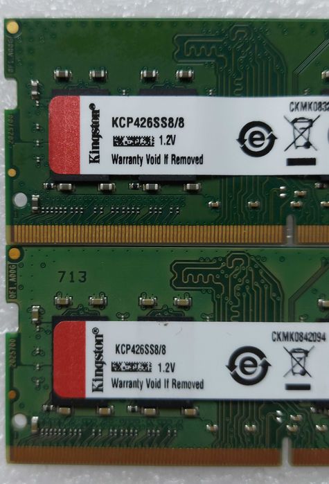 KIT memorii 16GB(2X8GB) 2666Mhz KINGSTON laptop