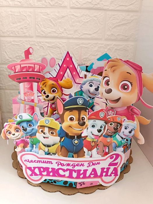 Изработка на картонени торти