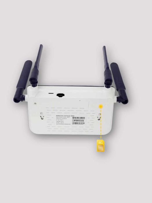 Wi-Fi роутер с SIM картой 4G+, 4 антеннами и LAN портами