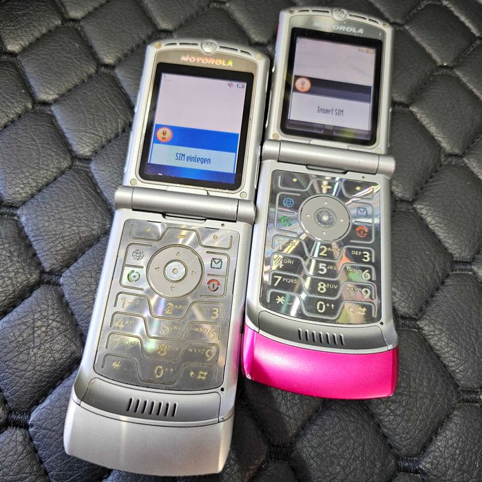 Motorola RAZR V3 Silver/Pink